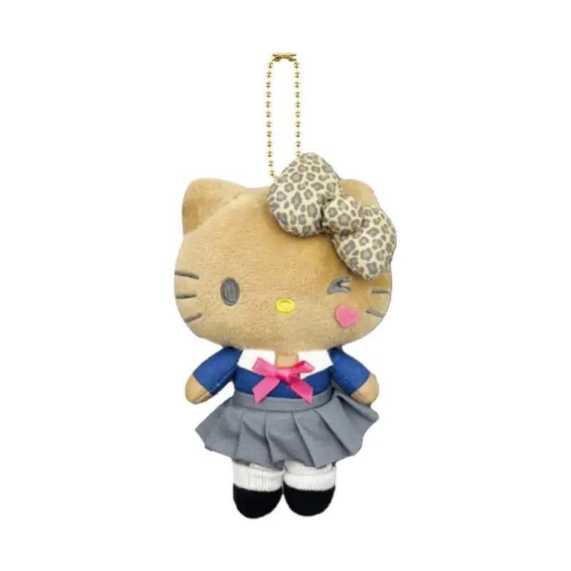 15Cm Hello Kitty Cartoon Plush Doll Keychain Pp Cotton Stuffed Doll Kawaii Couple School Bag Pendant Y2K Birthday Gift