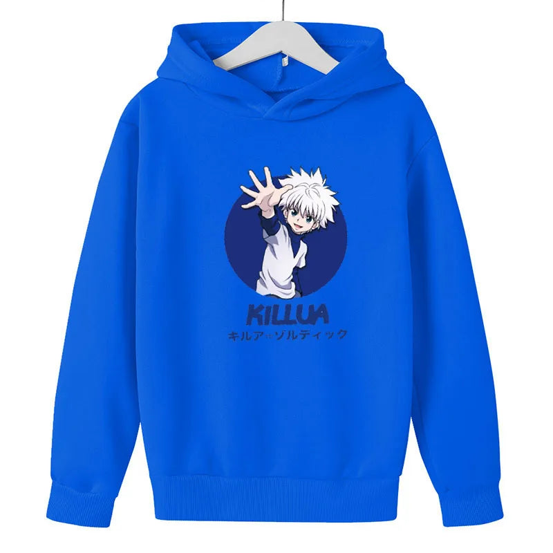 Hoodies For Girls 14 Years Old Pullover Sweatshirts For Boy  Child clothes Oversized Hoodie Anime Cotton Clothes GhostBlade