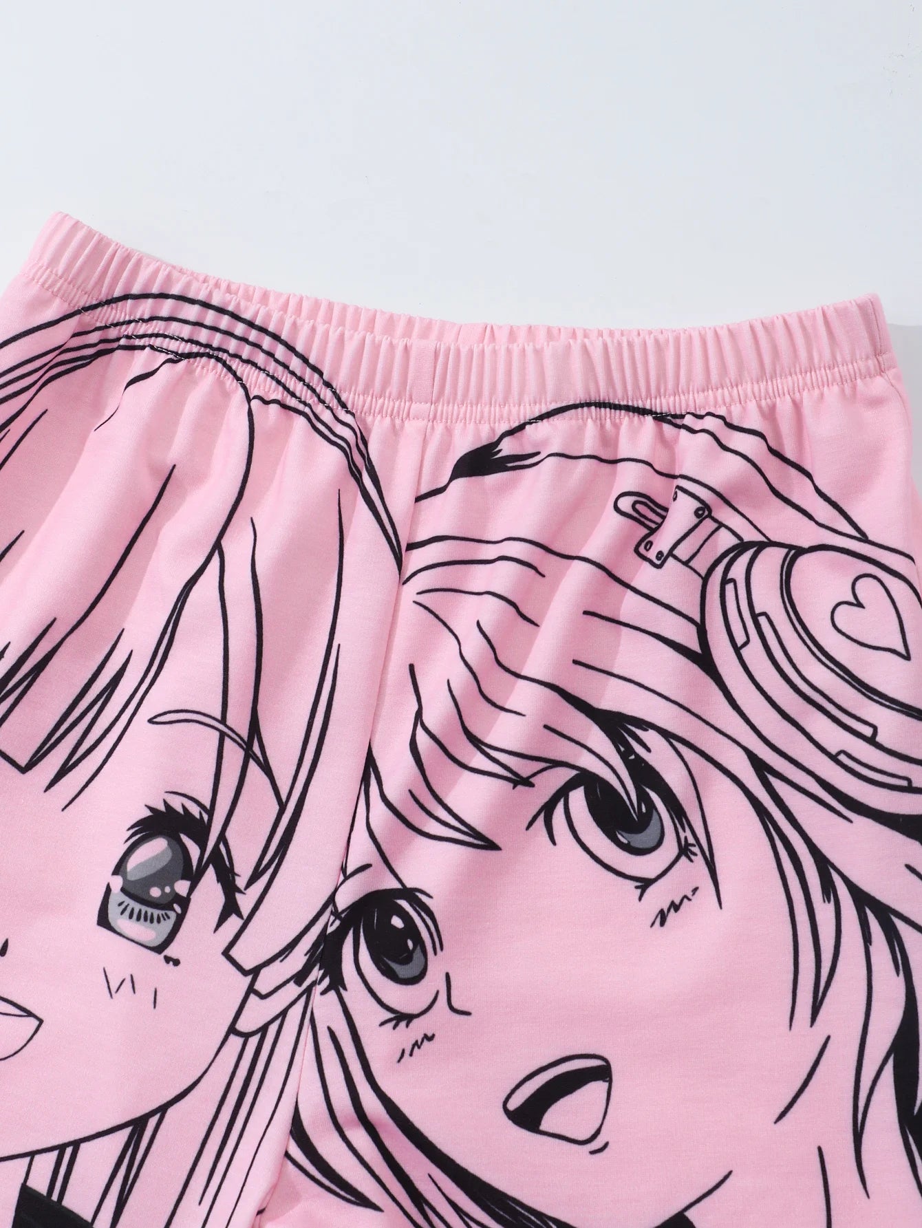 Teen Girl Clothes Children Outfit Pink Autumn Anime Girl Suit Overcoat + Pants 2Pcs Fashion Cute Set for Girls 13 14 15 16 Yrs