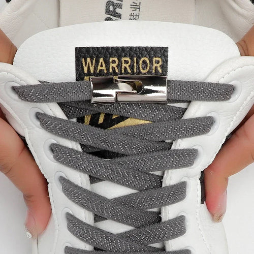 1 Pair Cross Locks Shoelaces for Sneakers Without Ties Elastic Flat Laces Kids Adult No Tie Shoelace Rubber Bands Shoe Laces