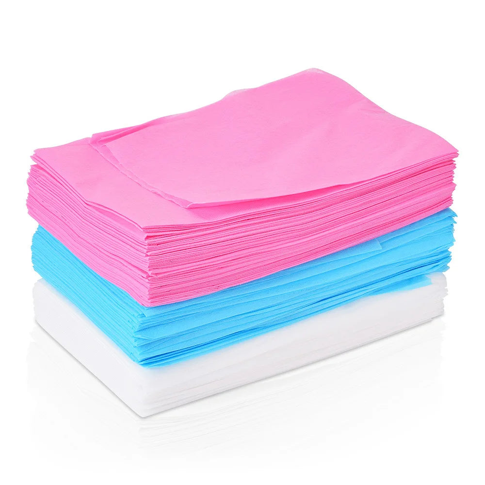10pcs 140x80cm  Non Woven Disposable Bed Sheet Spa Massage Breathable Solid Bed Cover Travel Business Hotel Hospital Sheet
