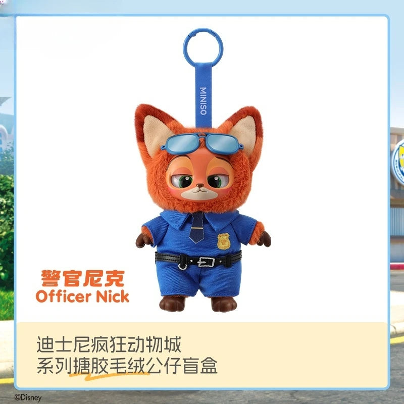 New Genuine Zootopia Vinyl Series Blind Box Cute Cartoon Character Vinyl Plush Bag Pendant Toy Doll Mystery Box Trendy Toys Gift