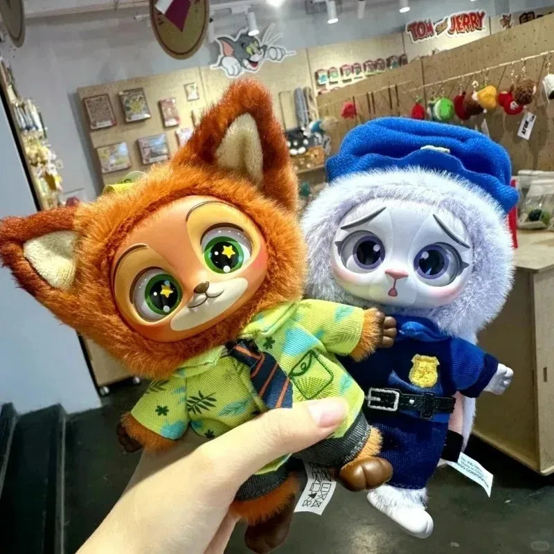 New Genuine Zootopia Vinyl Series Blind Box Cute Cartoon Character Vinyl Plush Bag Pendant Toy Doll Mystery Box Trendy Toys Gift