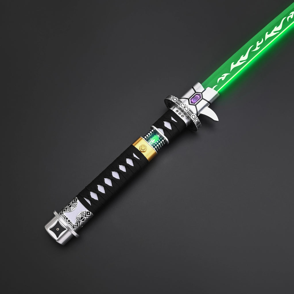 TXQSABER Dark Katana Christmas Smooth Swing Metal Lightsaber 27sound Gesture control Saber Force Skywalke Gift Fonts Laser Sword