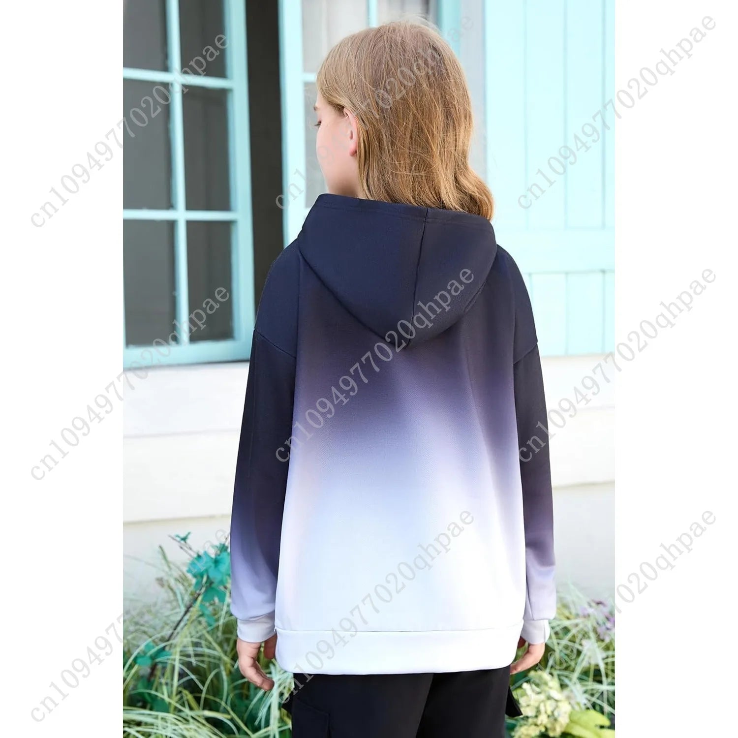 Cute Tie Dye Graphic Hoodies for Teen Girls Gradient Clothes for Girls