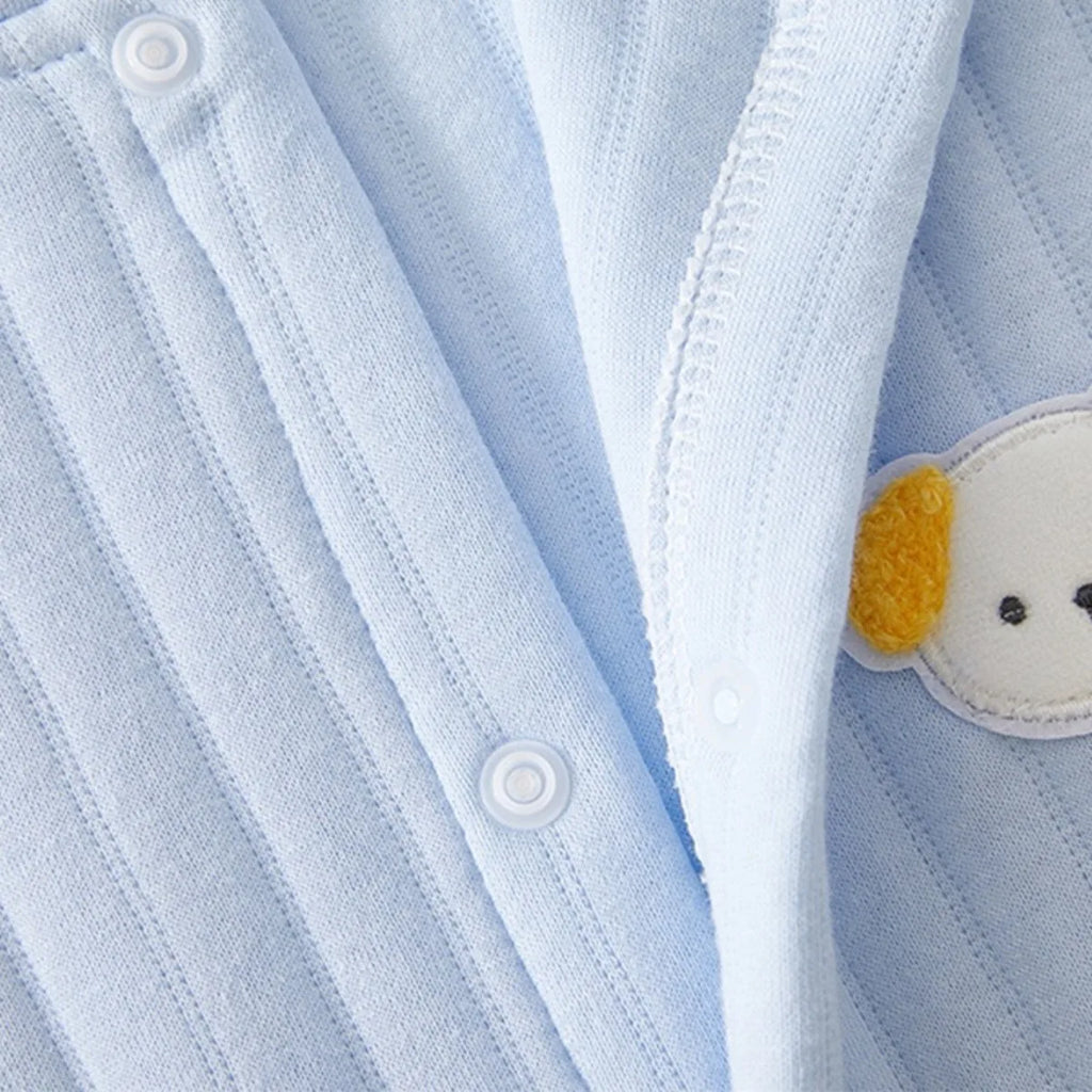 AYNIGIELL High Quality Thickened Warm Jumpsuit for Newborn Boys in Autumn and Winter 0-18 Months Baby Girl Cartoon Dog Pajamas