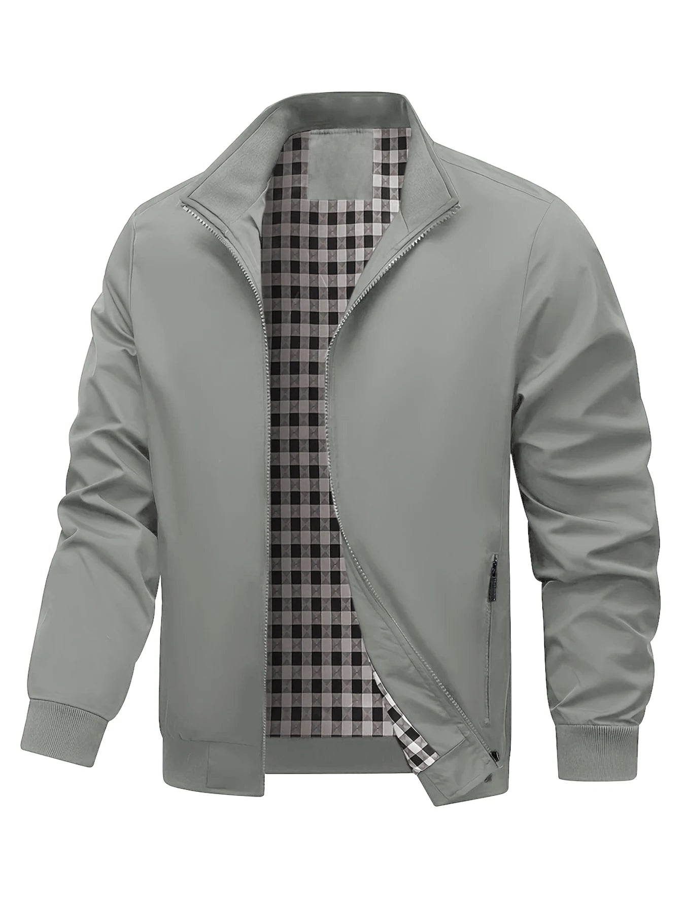 Plus Size Jacket, Trendy Men's College Style Jacket, Spring and Autumn Fashion Plus Size Men's Casual Jacket