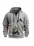 Suzuki Men's Hoodie Outdoor Motorcycle Riding Suit: Soft, Comfortable, Breathable, Stylish Autumn/Winter Style