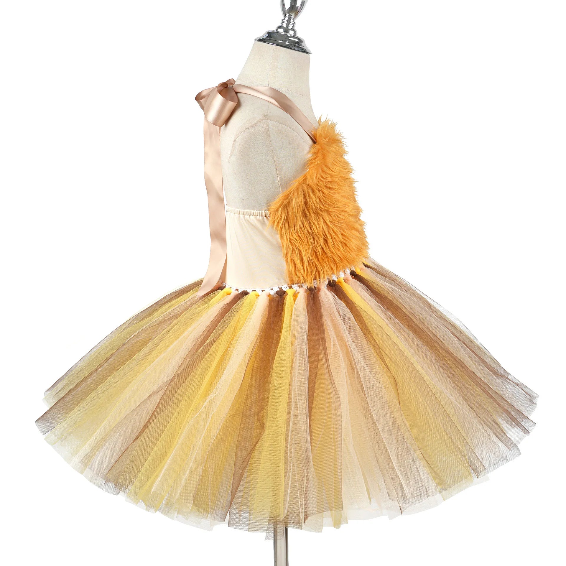 Halloween Girls Animal Lion Play Costume Carnival Forest Theme Party Dress Up Stage Show Costume Girls Animal Play Costume