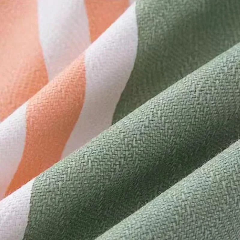 Soft 100% Cotton Coarse Cloth Bed Sheet Thick Sleep Naked Single Double Bedsheet Comfortable Durable Breathable Bed Sheets Queen