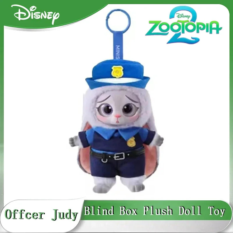 New Genuine Zootopia Vinyl Series Blind Box Cute Cartoon Character Vinyl Plush Bag Pendant Toy Doll Mystery Box Trendy Toys Gift