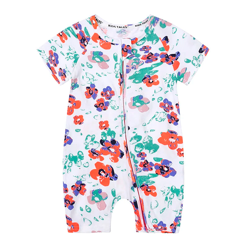 Summer Comfortabale 2025 Tollder Baby Girl Boy Romper Clothing Short Sleeve Infant Jumpsuit Bodysuit For Newborn Pajamas Onesies