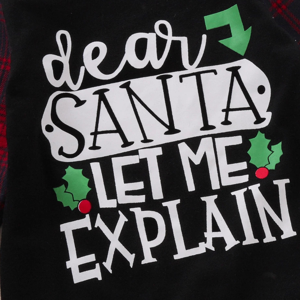 Unisex Christmas Letter Print Onesie for Infants Casual Romper Baby Clothes