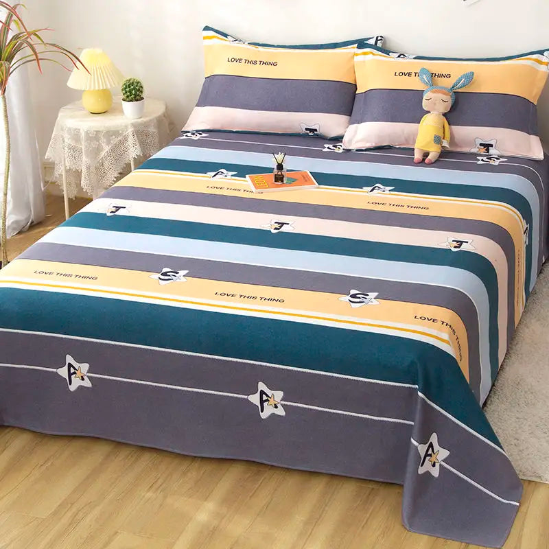 Bed Sheets Four Season Universal Household Fashion Comfortable Breathable Washable Non-slip Bedcover Bedding Luxury Bedspread