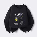 2-12 Year Cotton Boys T-shirts Explore Space Teen Tees Autumn Casual Kids Tshirts Cartoon Print Baby Boys Long Sleeves Tops Tees