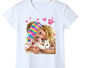 Novelty Design Girls T-Shirts Funny Nastya Cartoon Print Girls Clothes Summer Kids  Fashion Baby Tshirt Tops
