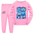 KPop Demon Hunters Huntrix Clothes Kids T-shirt Sweatpants 2pcs Set Baby Girls Long Sleeve Pajama Sets Boys Spring Sleepwear