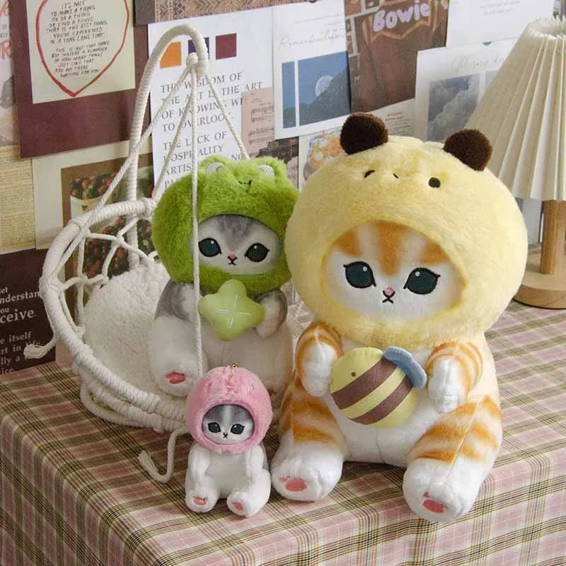 Mofusand Genuine Shark Cat Forest Series Cat Fu Plush Doll Girl Heart Gift Cute Doll Ornaments Pendant Keychain Girl Gift