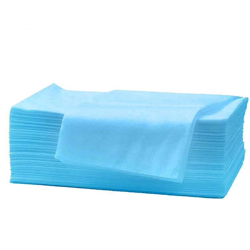 Non woven disposable massage bed sheets, suitable for beauty salons, spa centers, hotel travel, 10 sheets of 80x180cm bedding