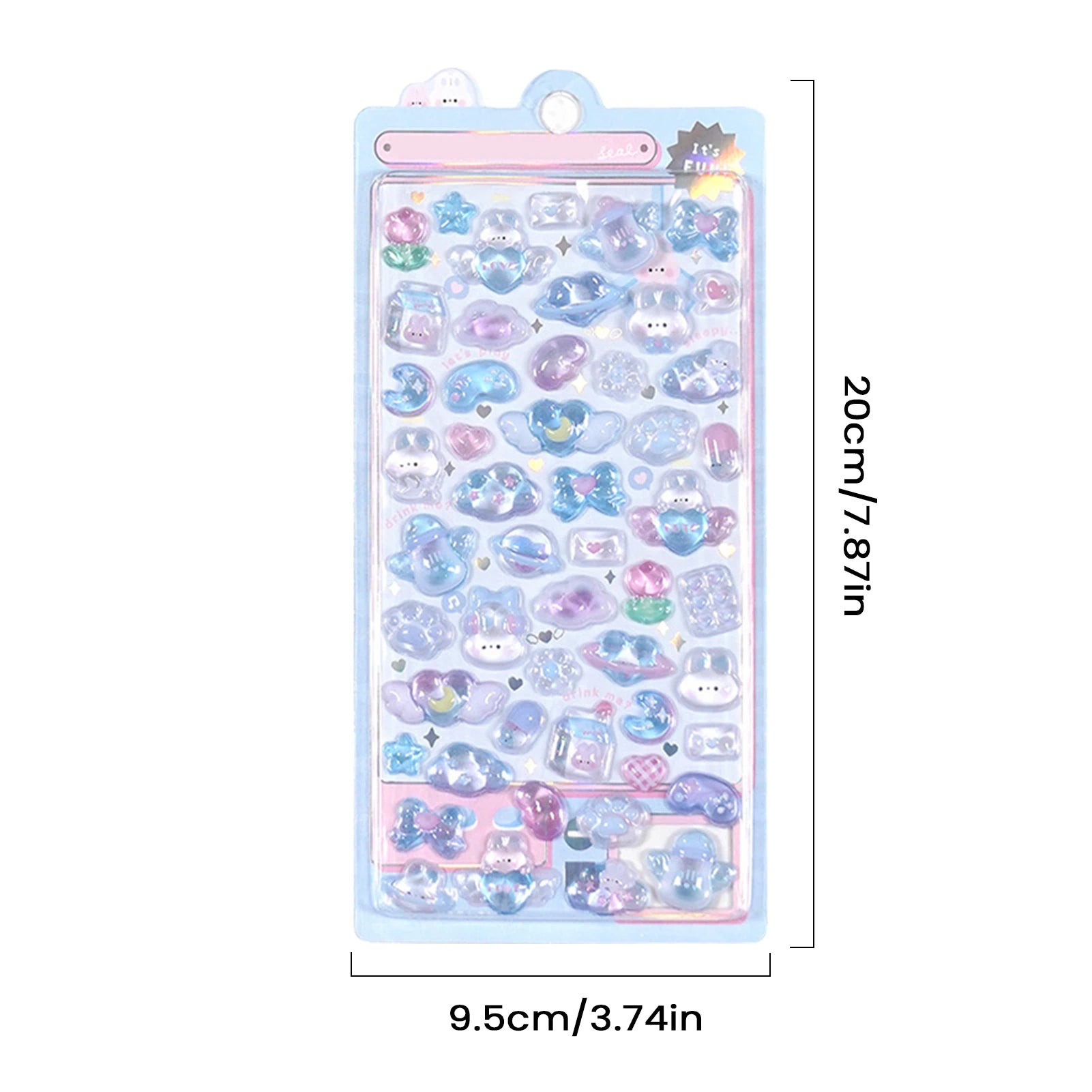 3D Cartoon Relief Sticker Assorted Style 3D Cartoon Relief Sticker Japanese style Shiba Inu sushi DIY Crystal Jelly Patch