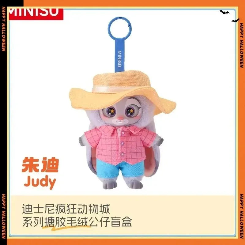 MINISO Crazy Animal City Vinyl Plush Series Blind Box Doll Handmade Doll Pendant Gift Women Men 2025 Summer