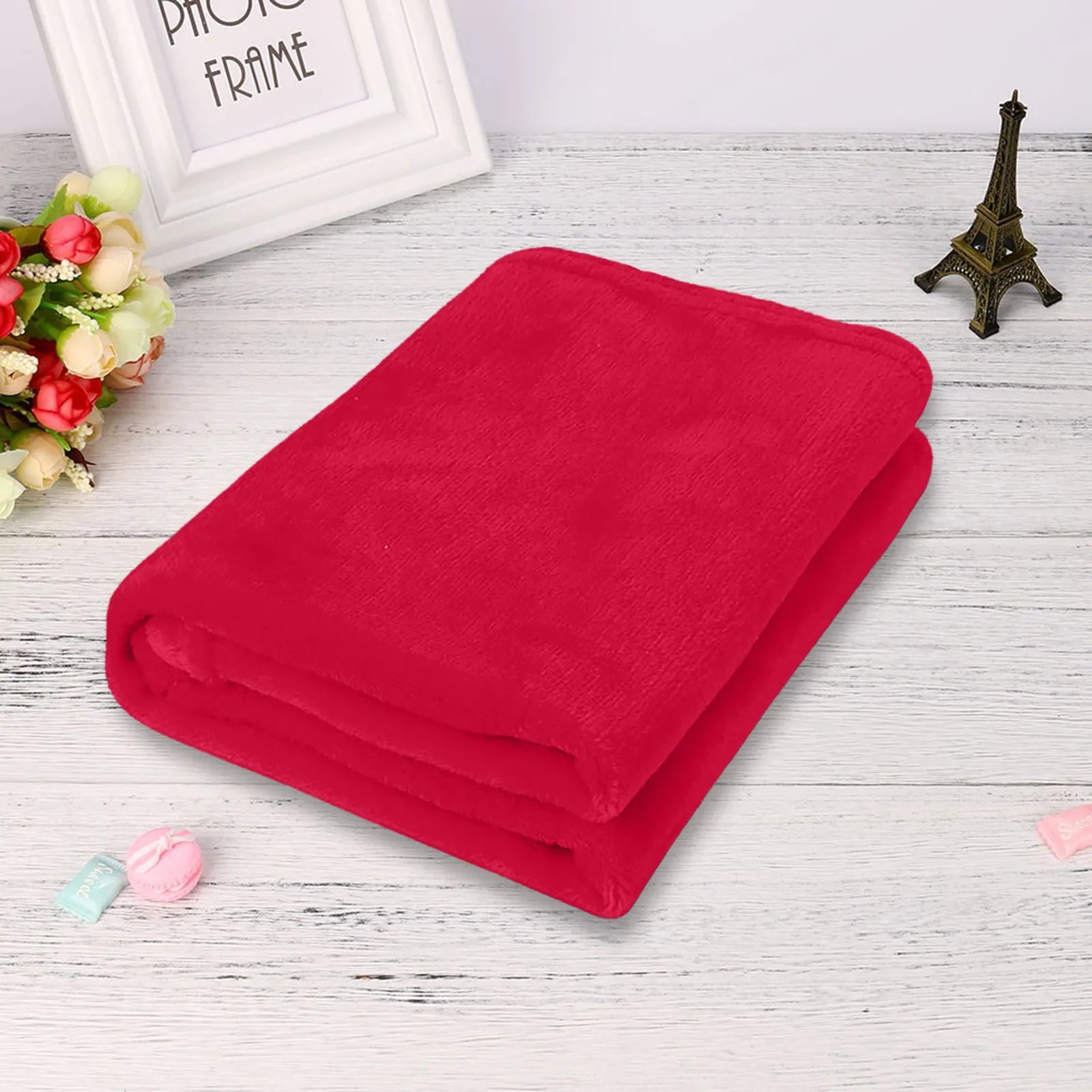 Soft Warm Fleece Flannel Throw Blankets For Beds Faux Fur Solid Color Sofa Cover Bedspread Winter Plush Wool Blanket home Decor
