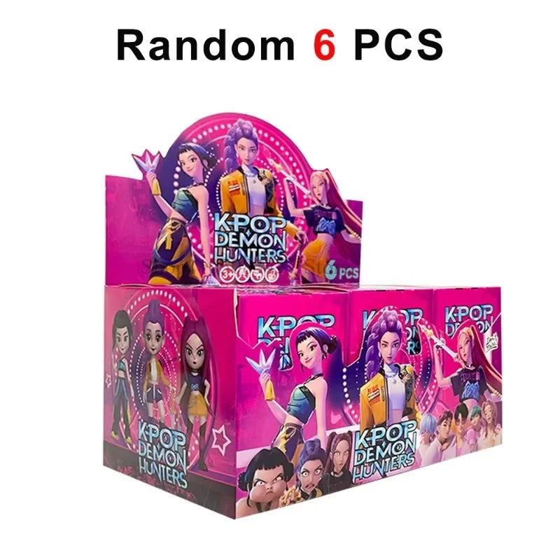 Hot Anime KPop Devil Hunter Doll Vinyl Toy Rumi Mira Zoi Character Vinyl Mask Blind Box Ornament Toy Birthday Christmas Gift