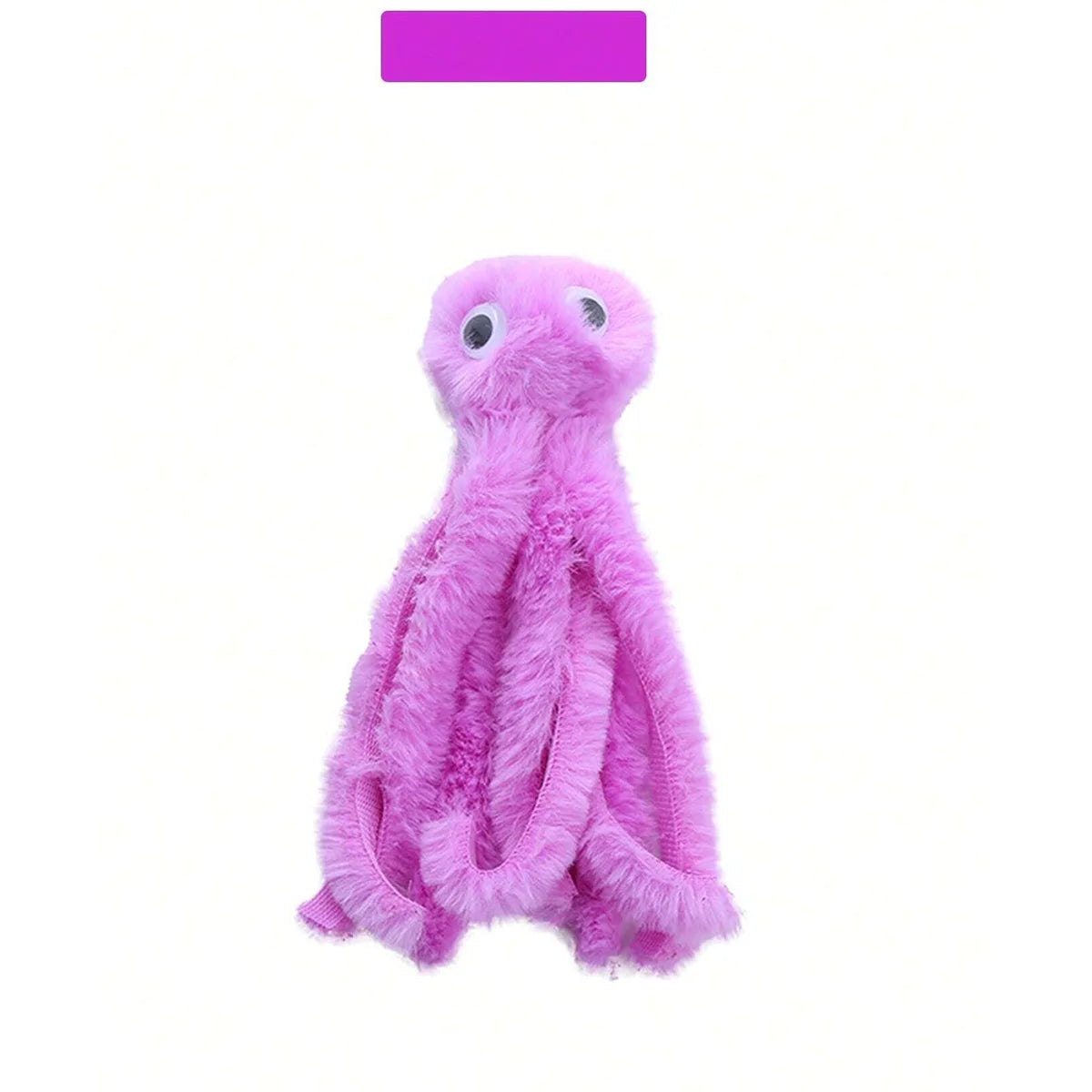 Cute Interactive Octopus Shaped Cat Plush Toy for Relieve Boredom Bite Resistant Cat Toy for Teeth Cleaning Pet Supplies for Cat