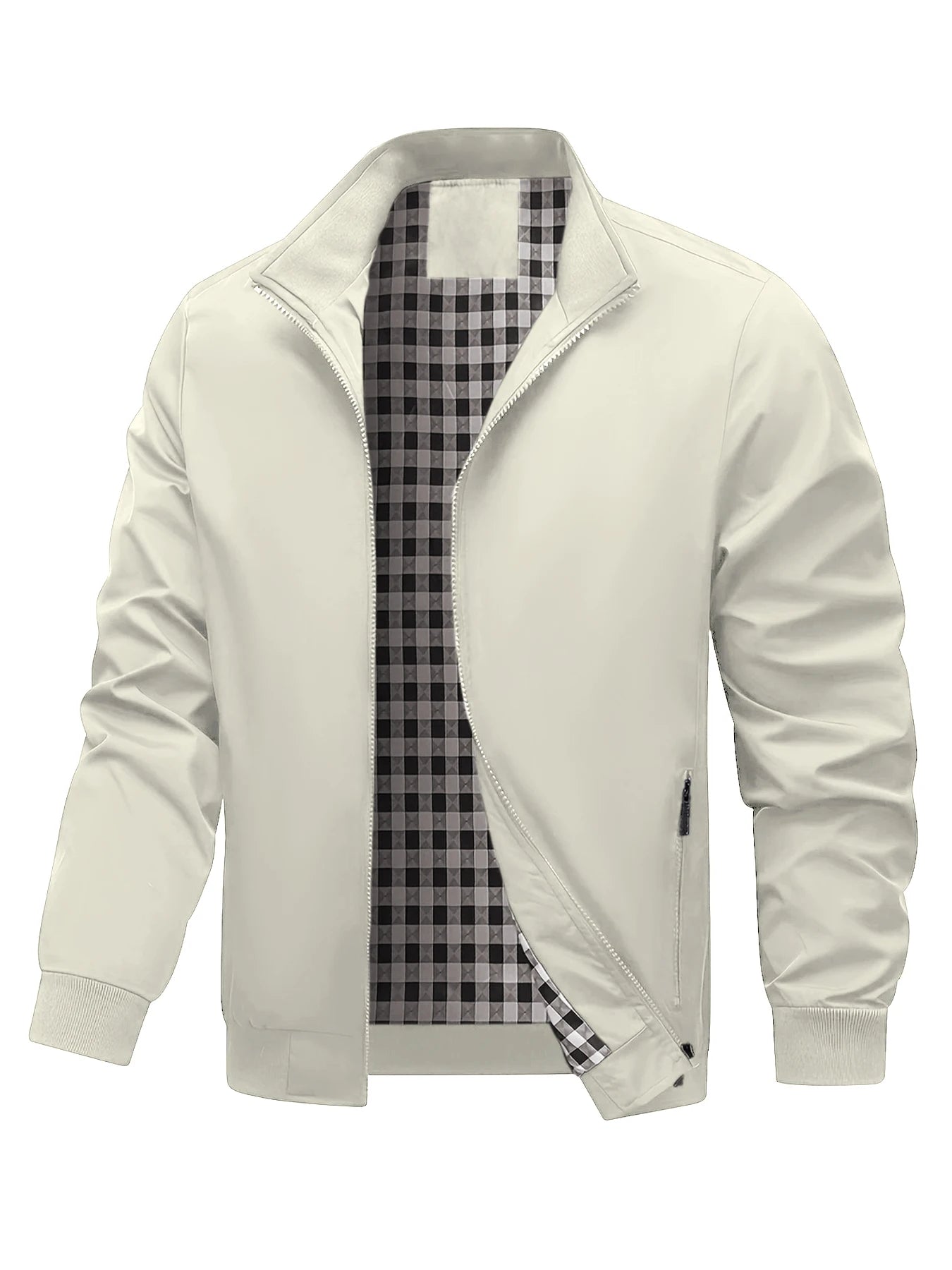 Plus Size Jacket, Trendy Men's College Style Jacket, Spring and Autumn Fashion Plus Size Men's Casual Jacket