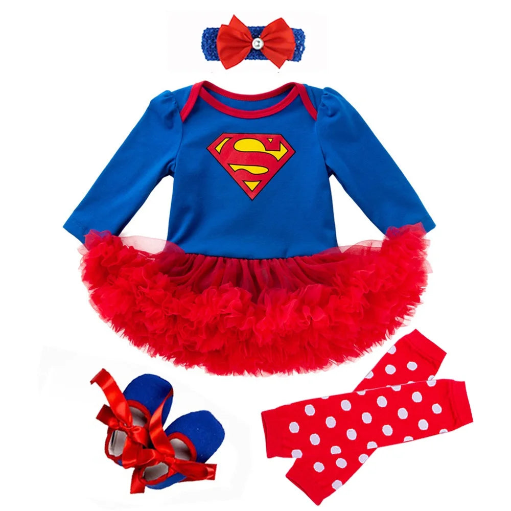 Fancy New Year Baby Girl Carnival Christmas Dress for Girls Spring Bebes Babi Holiday Infantil Clothing Party Tulle Kids Costume