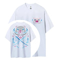 Demon Slayer Hashibira Inosuke Printing Men's and Women's Summer New Fashion Cotton Breathable Unisex Round Neck Anime T-Shirt
