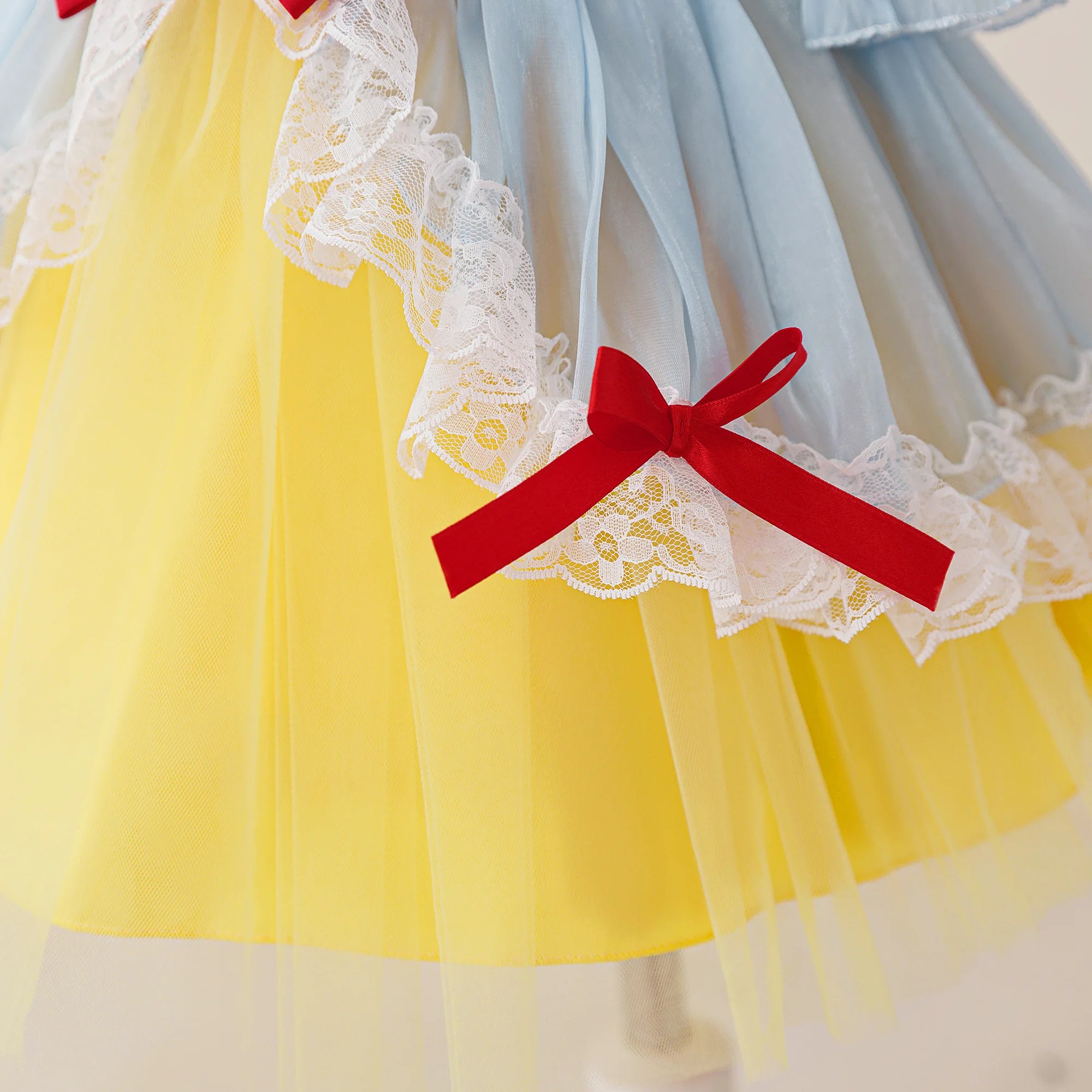 Baby Snow White Princess Girls Dress Carnival Halloween Christmas Costume Bow Birthday Party Prom Girl Dress Wedding Kids Clothe