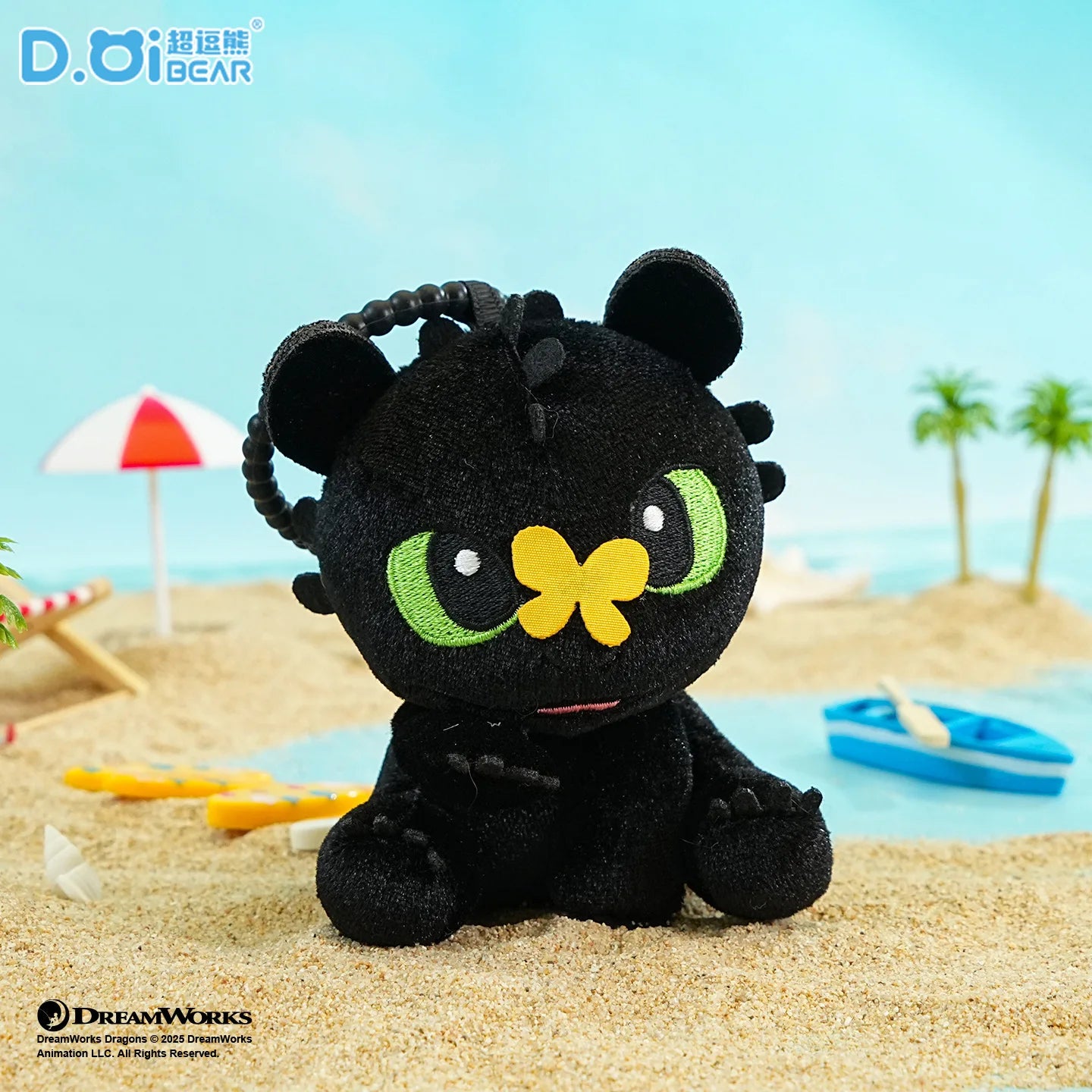 Potdemiel Toothless Plush Keychain Dragon Trainer Plush Doll Keychain Cartoon Toothless Bag Pendant