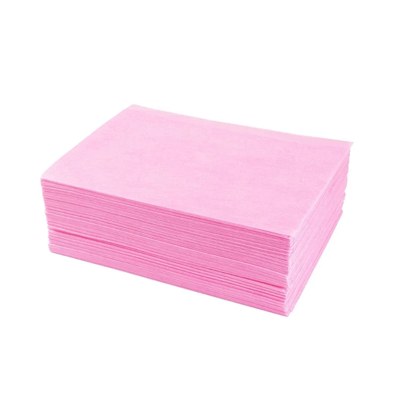 Non woven disposable massage bed sheets, suitable for beauty salons, spa centers, hotel travel, 10 sheets of 80x180cm bedding