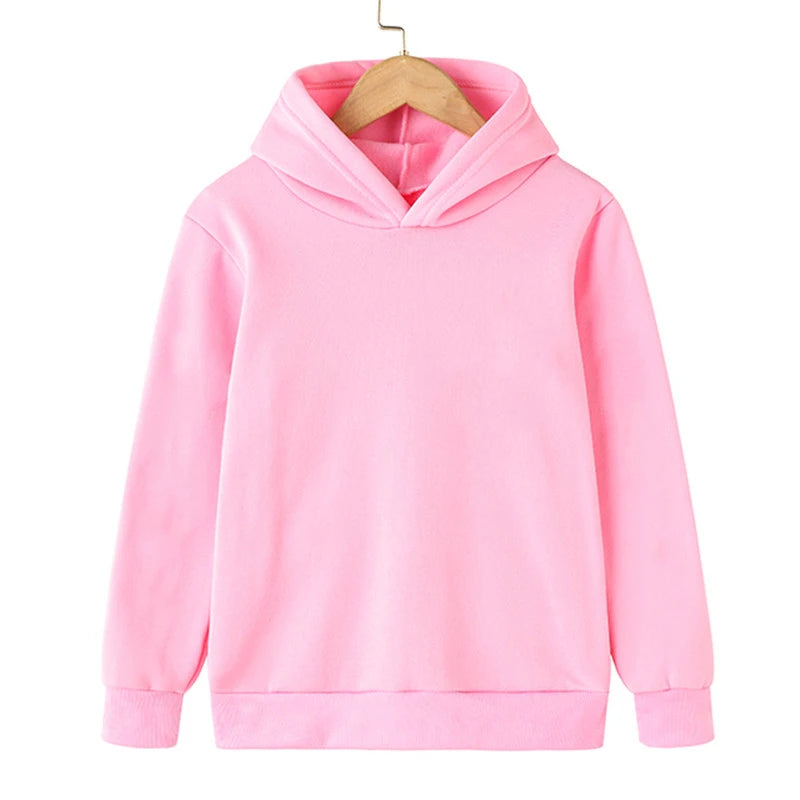 Fashion Kids Boy Hoodies Hoodies 2023 Spring Autumn Girls Casual Hoodies Sweatshirt Kids Solid Color Hoodies Sweatshirt New