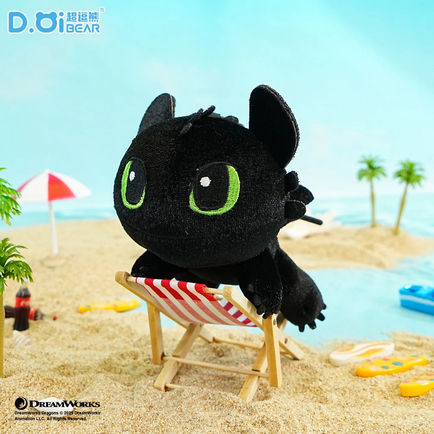 Potdemiel Toothless Plush Keychain Dragon Trainer Plush Doll Keychain Cartoon Toothless Bag Pendant