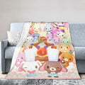 Cartoon Sugarbunnies Blanket  Fleece Awesome Soft Throw Blankets for Bedspread  Winter
