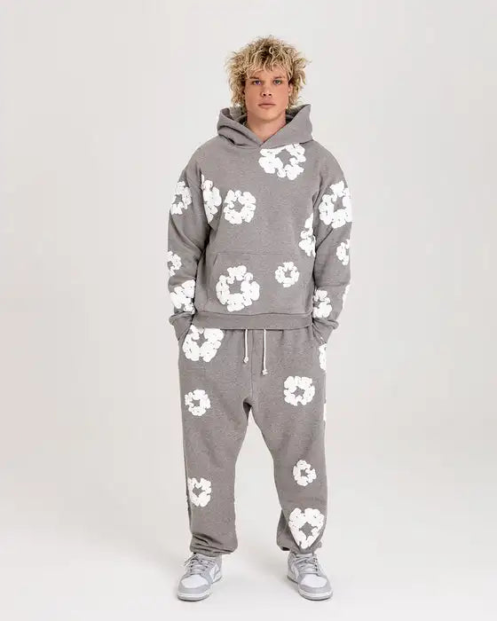 25-26 New 3D Anime Pattern Printing Adult and Children's Fashion Leisure Set