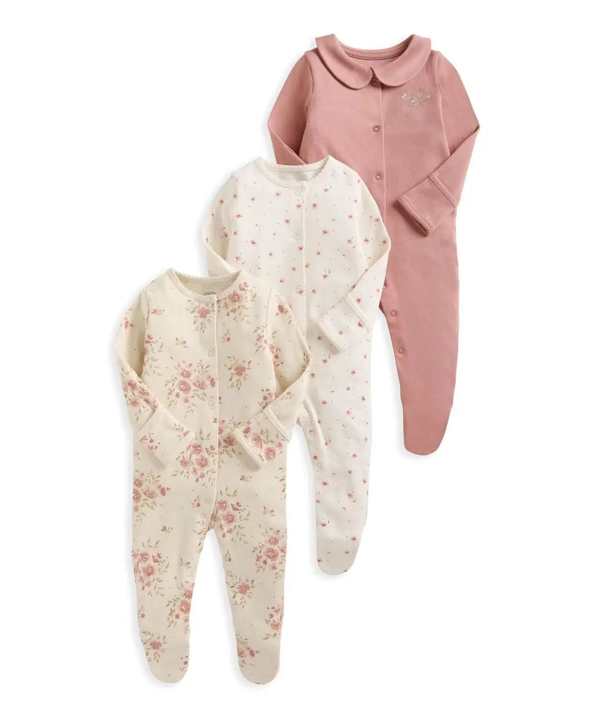 3 Pcs/Lot Autumn Winter Long Sleeve Casual Sweet Baby Girl Romper 100%Cotton Soft Newborn Jumpsuits Clothes