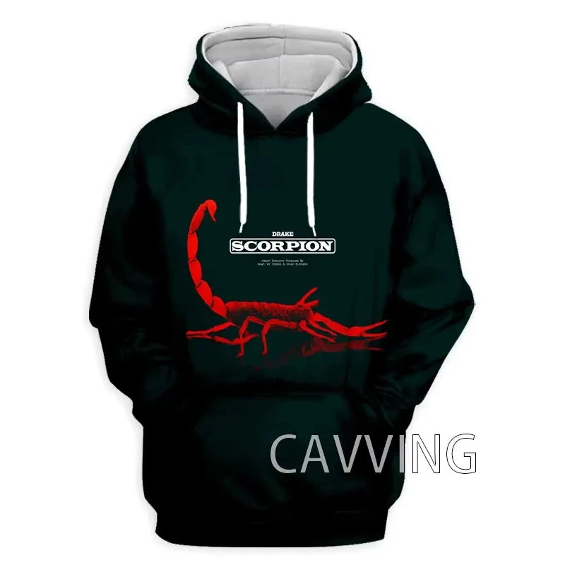 New Rock Hoodie Sweatshirt Scorpions Band 3d Print Hoodie Men Fashion Plus Size Tracksuit Women Sweat Men Clothes Teen Coat New