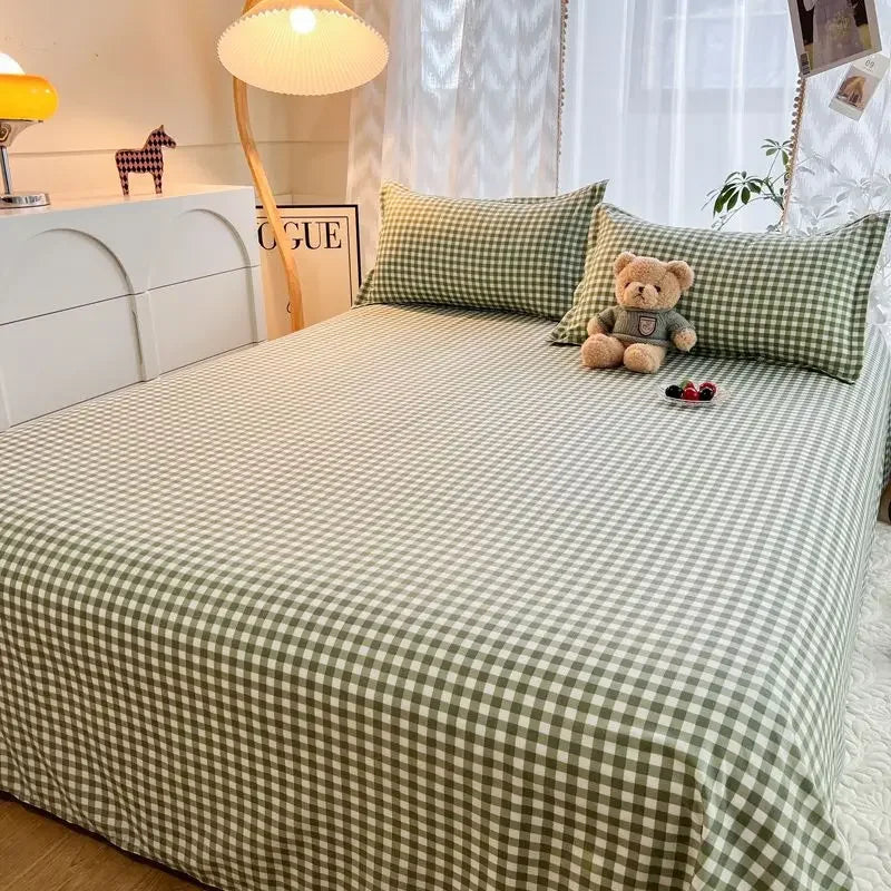 Beautiful and Lovely  Bed Sheet Patterns with Rich Colors for Student Dormitories Single Bed Sheets Double Beds  Simple Bedding