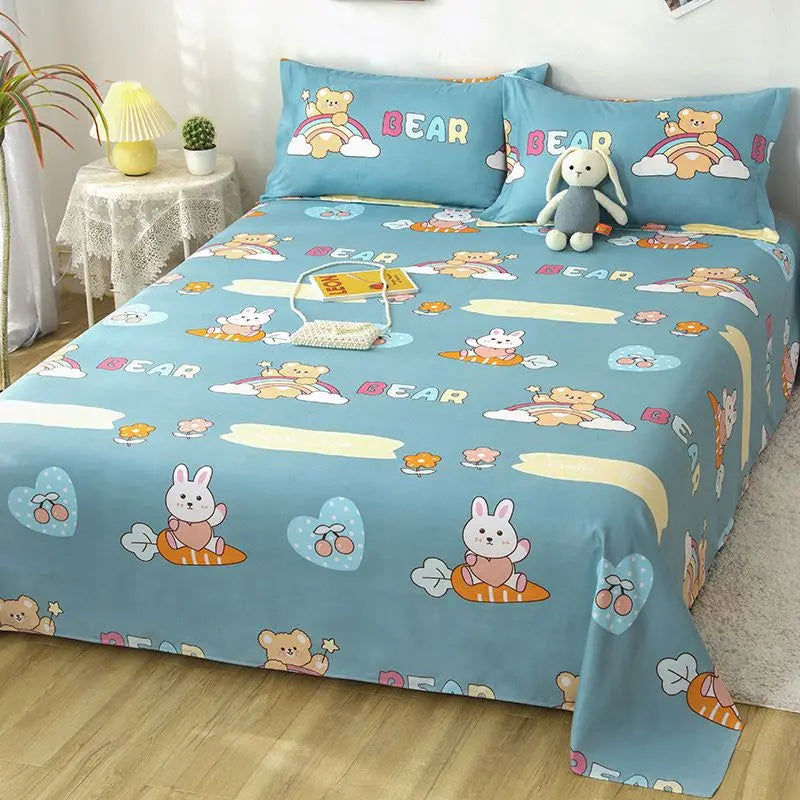 Bed Sheets Four Season Universal Household Fashion Comfortable Breathable Washable Non-slip Bedcover Bedding Luxury Bedspread