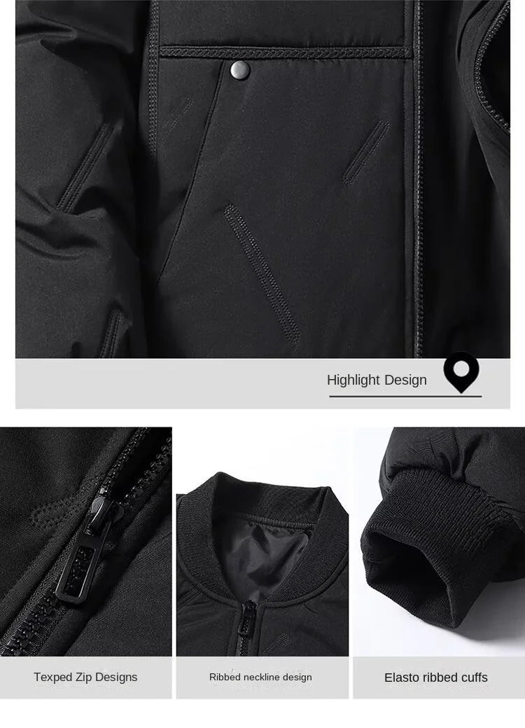 Autumn and winter outerwear men's new trendy brand men's baseball collar autumn casual flight jacket clothes