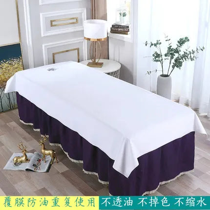 1pcs Waterproof Oilproof Bed Sheets for Beauty Salon, SPA Massage, Skin-friendly Filmed Bed, Table Cover Sheet for Barbershop