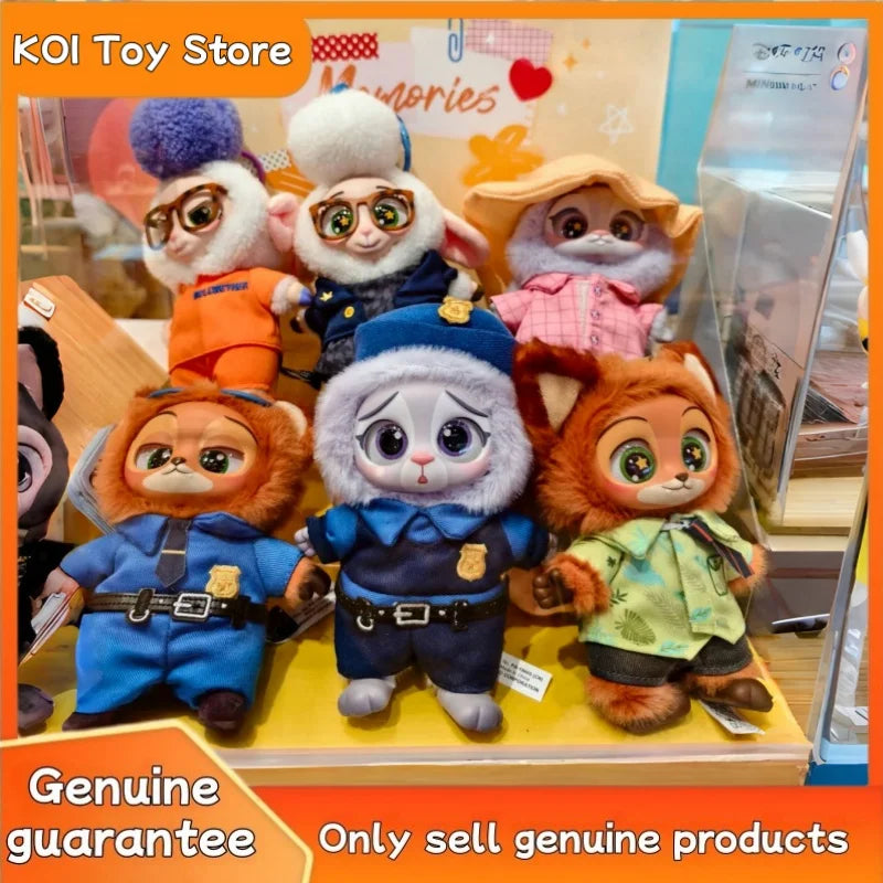 2025 NEW Genuine Zootopia Judy Rabbit Nick Fox Sheep Mystery Box Mayor Figurine Anime Toy Model Collection Blind Box Kids Gifts