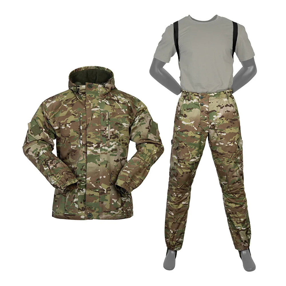 Tactical Training Suit Men Spring Camouflage Uniform Water Resistant Outdoor Military Combat Set Wholesale Bulk Discount