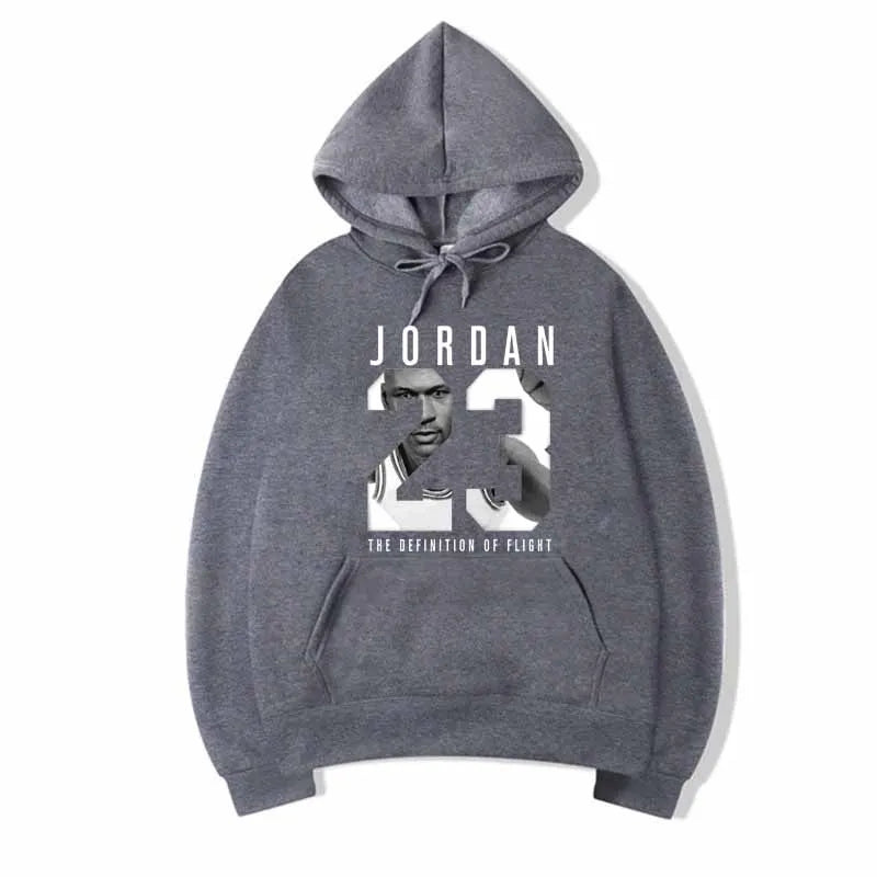 Men's Hoodies 23 Letter Printing Hoodies Mens Autumn Loose Sweatshirt Craetive Fleece Hoody Casual Hip Hop Streetwear XS-5XL