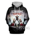 New Rock Hoodie Sweatshirt Scorpions Band 3d Print Hoodie Men Fashion Plus Size Tracksuit Women Sweat Men Clothes Teen Coat New