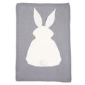 Baby Cotton Blanket Warm Rabbit Knitting Bedding Quilt Blanket For Bed Stroller Wrap Infant Swaddle