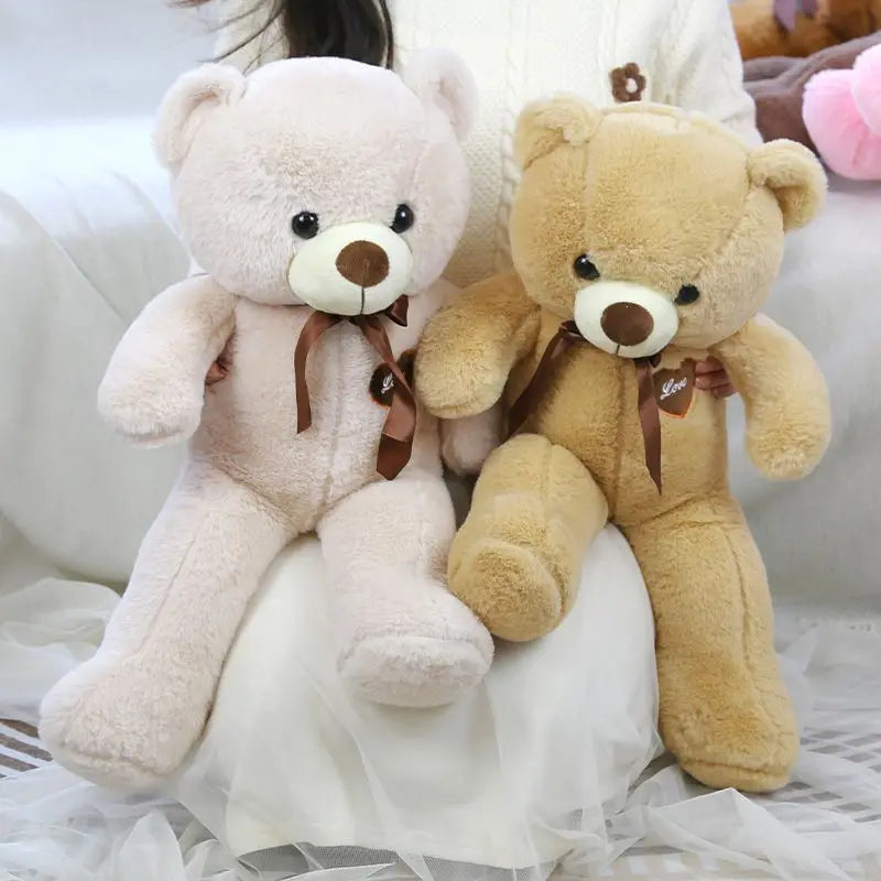 60CM Large Teddy Bear Kawaii Plush Toy Sleep Pillow Cartoon Peripheral Comfort Doll To Give Children Birthday Christmas Gifts